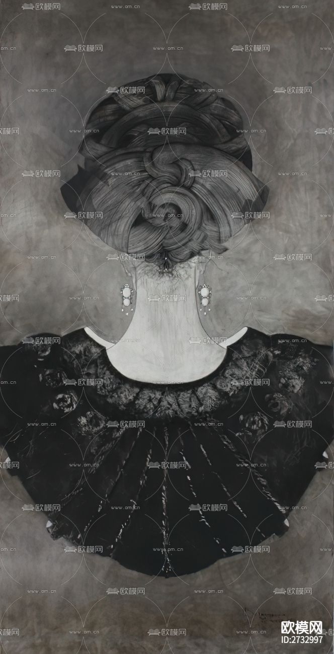 新中式人物艺术画