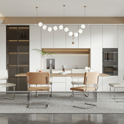 现代餐厅3d模型