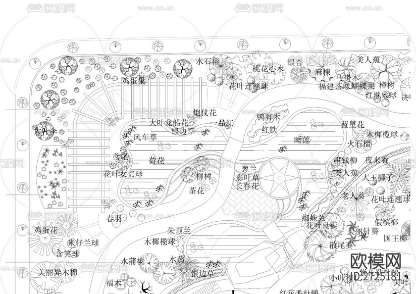 生物園CAD施工圖下載(渲染圖3)