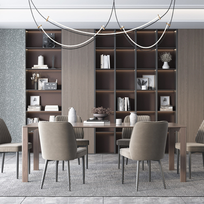 现代餐厅3d模型