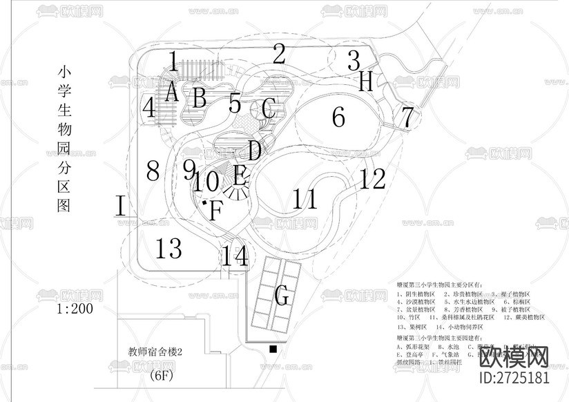 生物園CAD施工圖下載(渲染圖2)