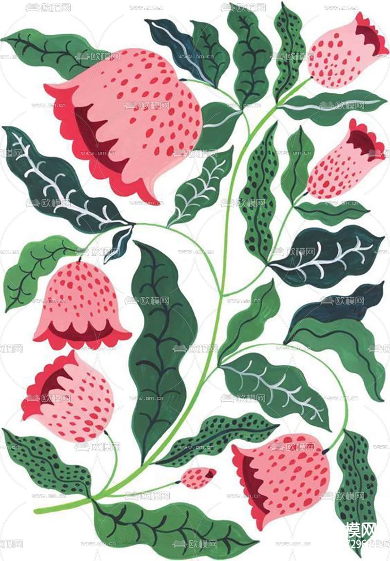 花朵装饰画下载