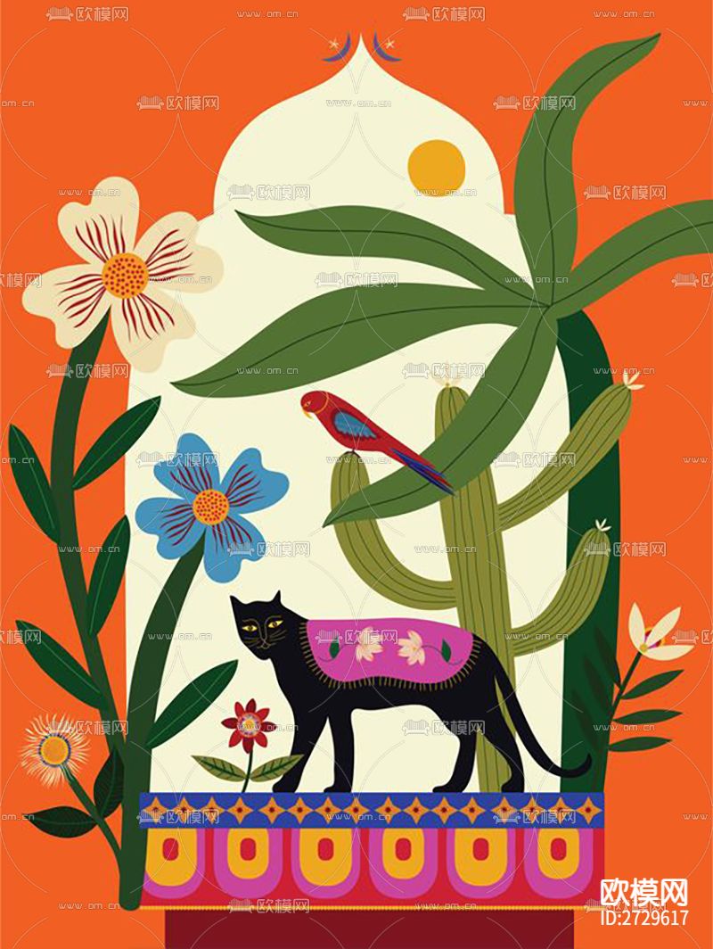 花朵装饰画下载