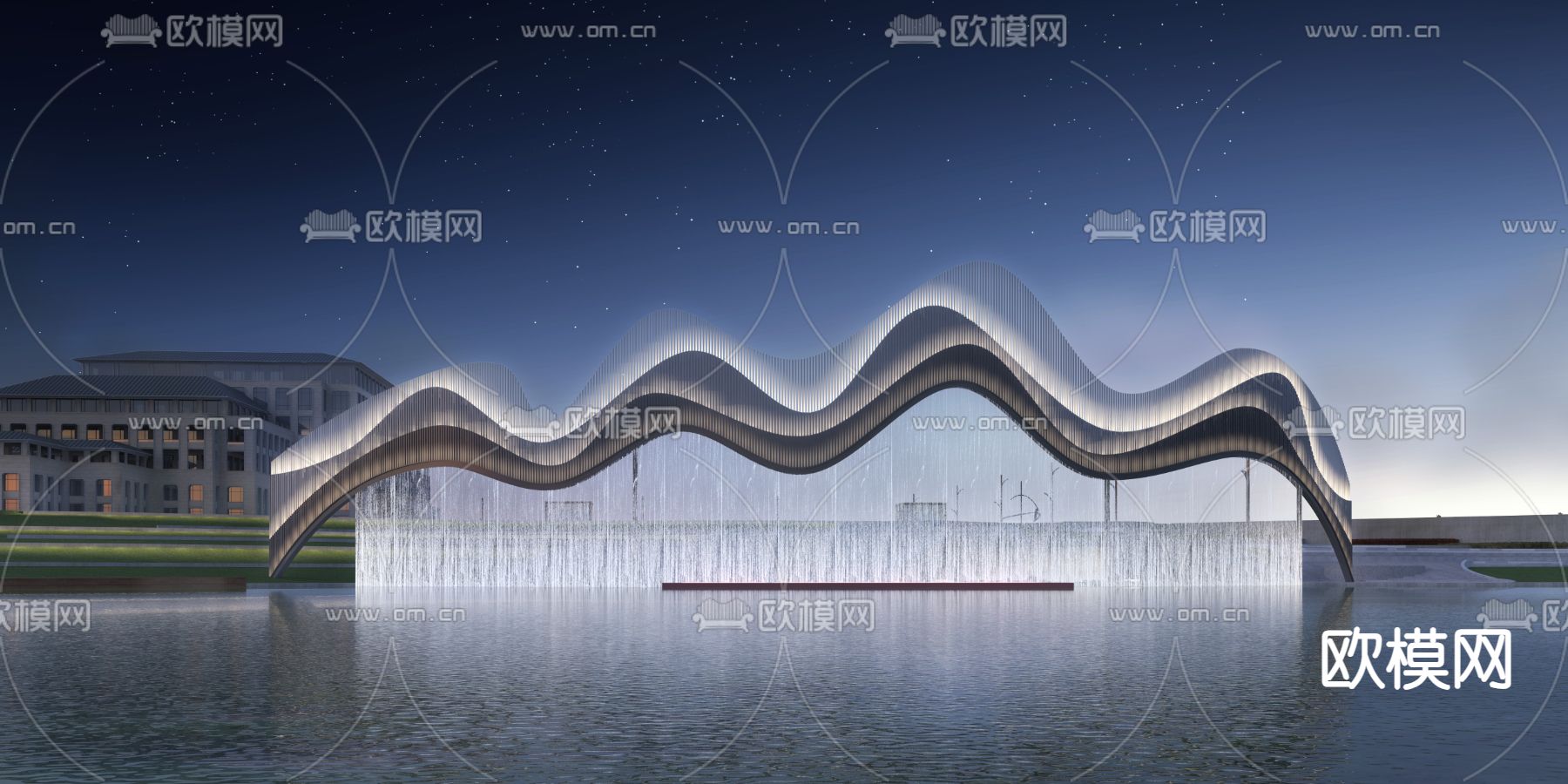 水景 雕塑 小品免费3d模型下载