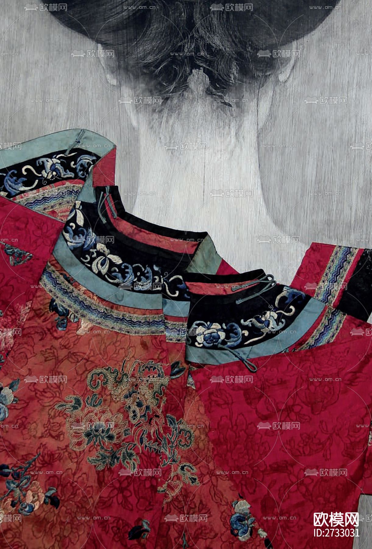 新中式人物艺术画下载