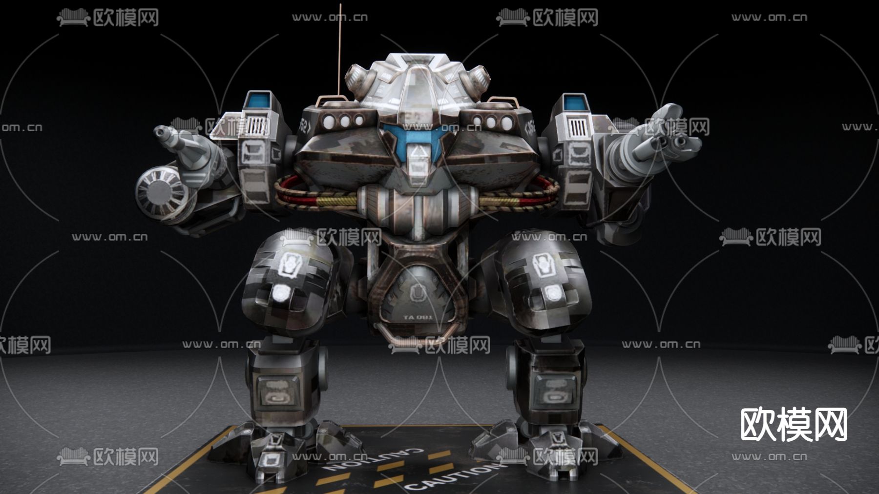 末日机甲 机器人 玩具su模型下载（渲染图1）