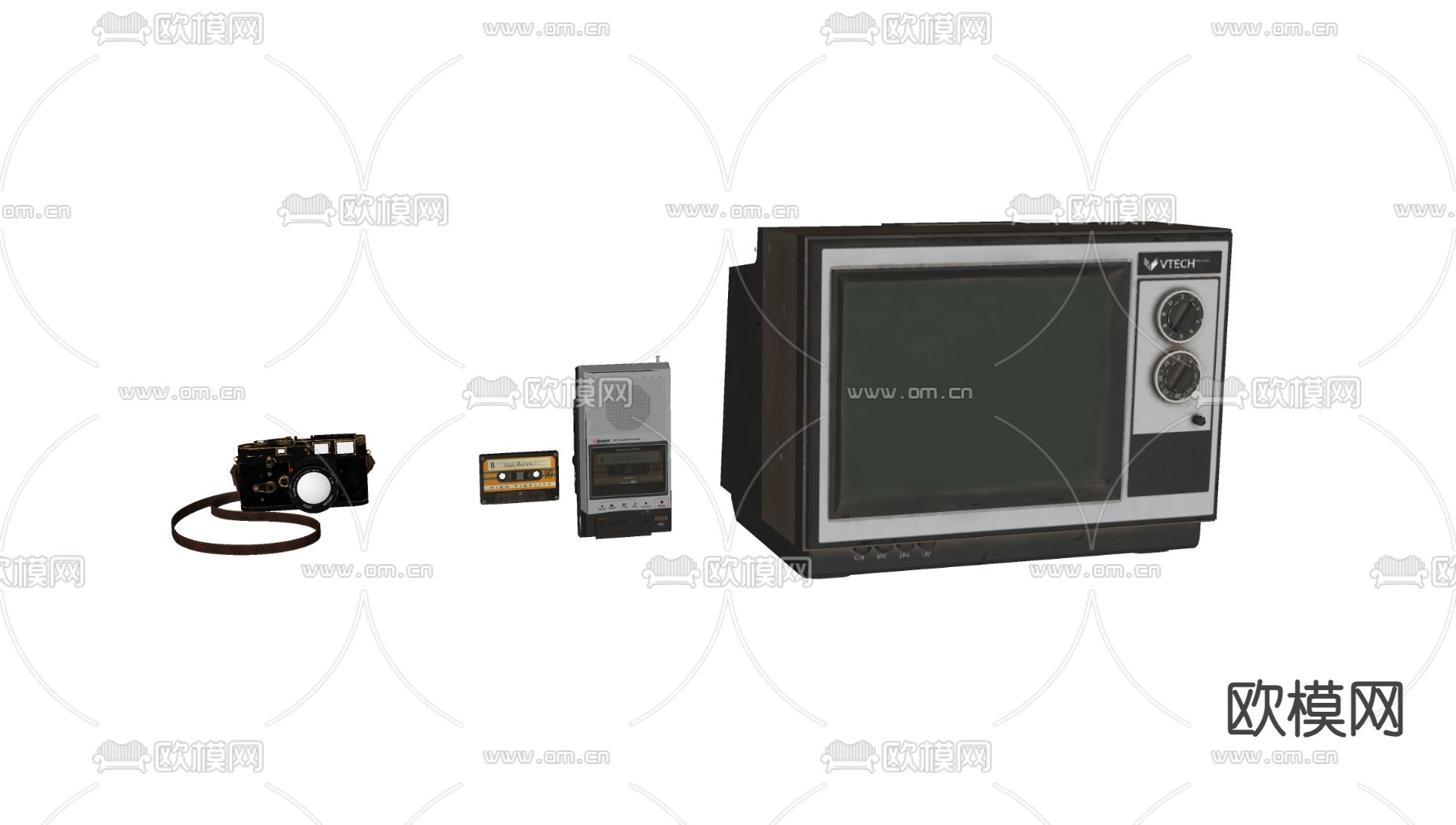 相机 数码产品su模型下载（渲染图2）