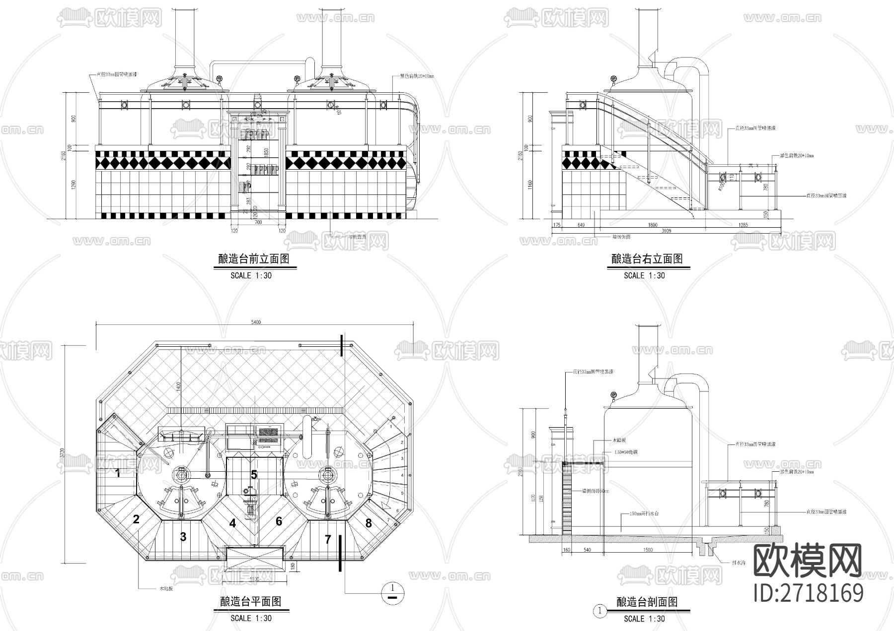 酿造台节点大样下载（渲染图1）