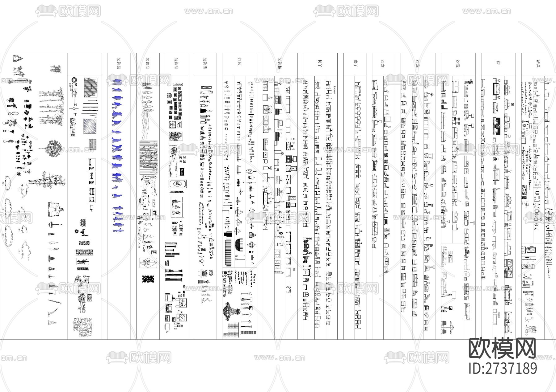 常用cad立面图库下载（渲染图4）