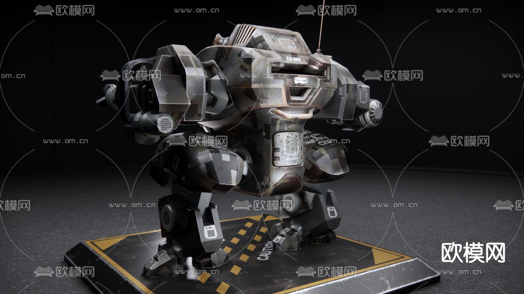 末日机甲 机器人 玩具su模型下载（渲染图3）