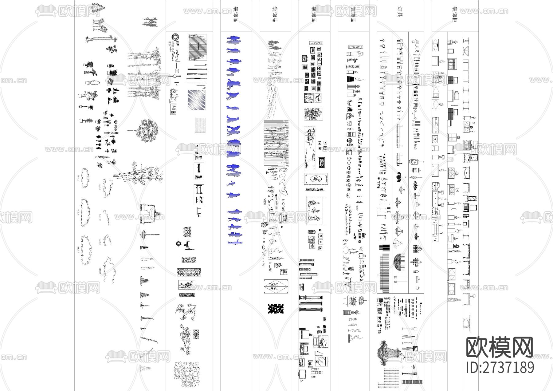 常用cad立面图库下载（渲染图3）