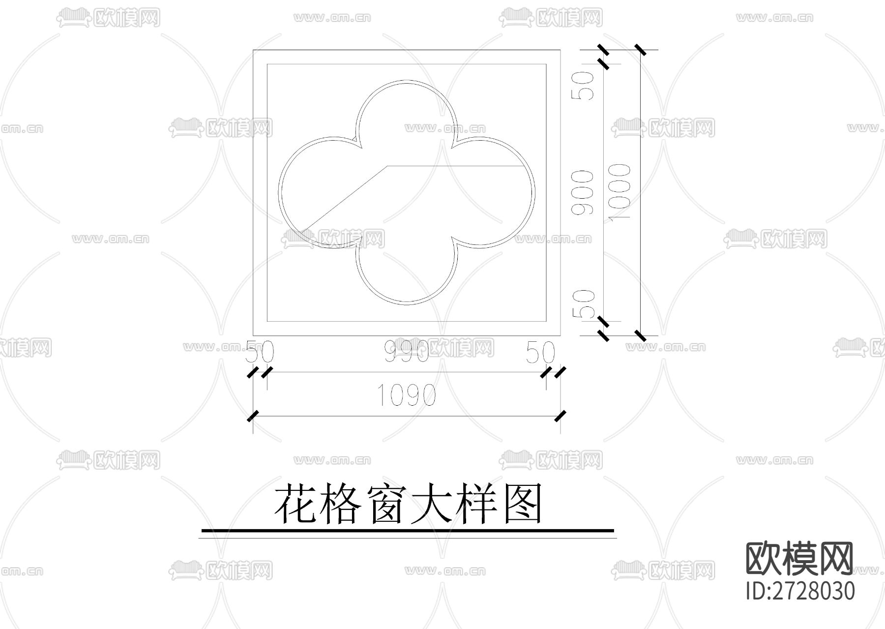 流水墙cad大样图下载（渲染图2）
