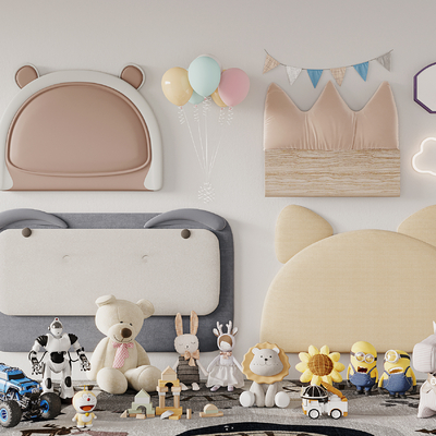  儿童玩具su模型 