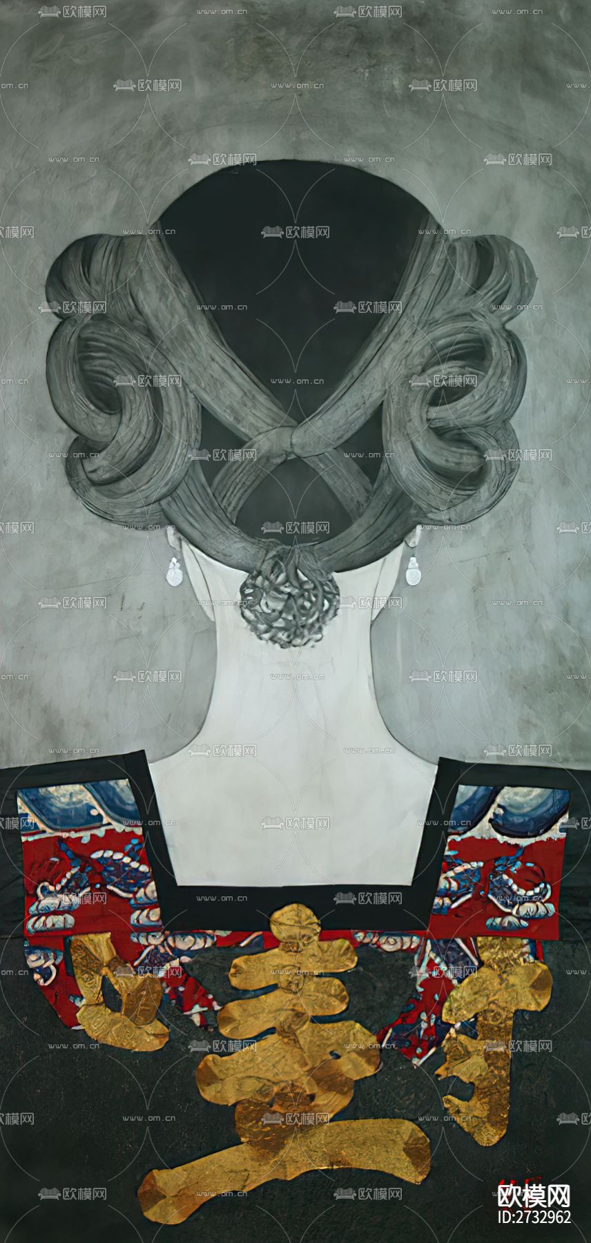 新中式人物艺术画下载