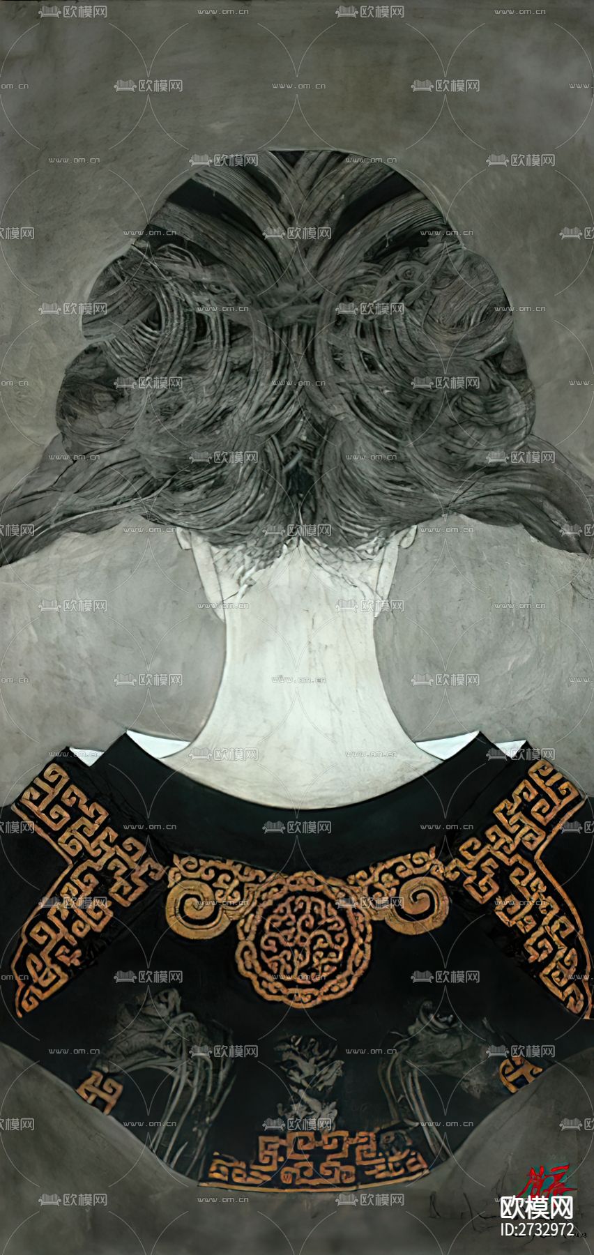 新中式人物艺术画