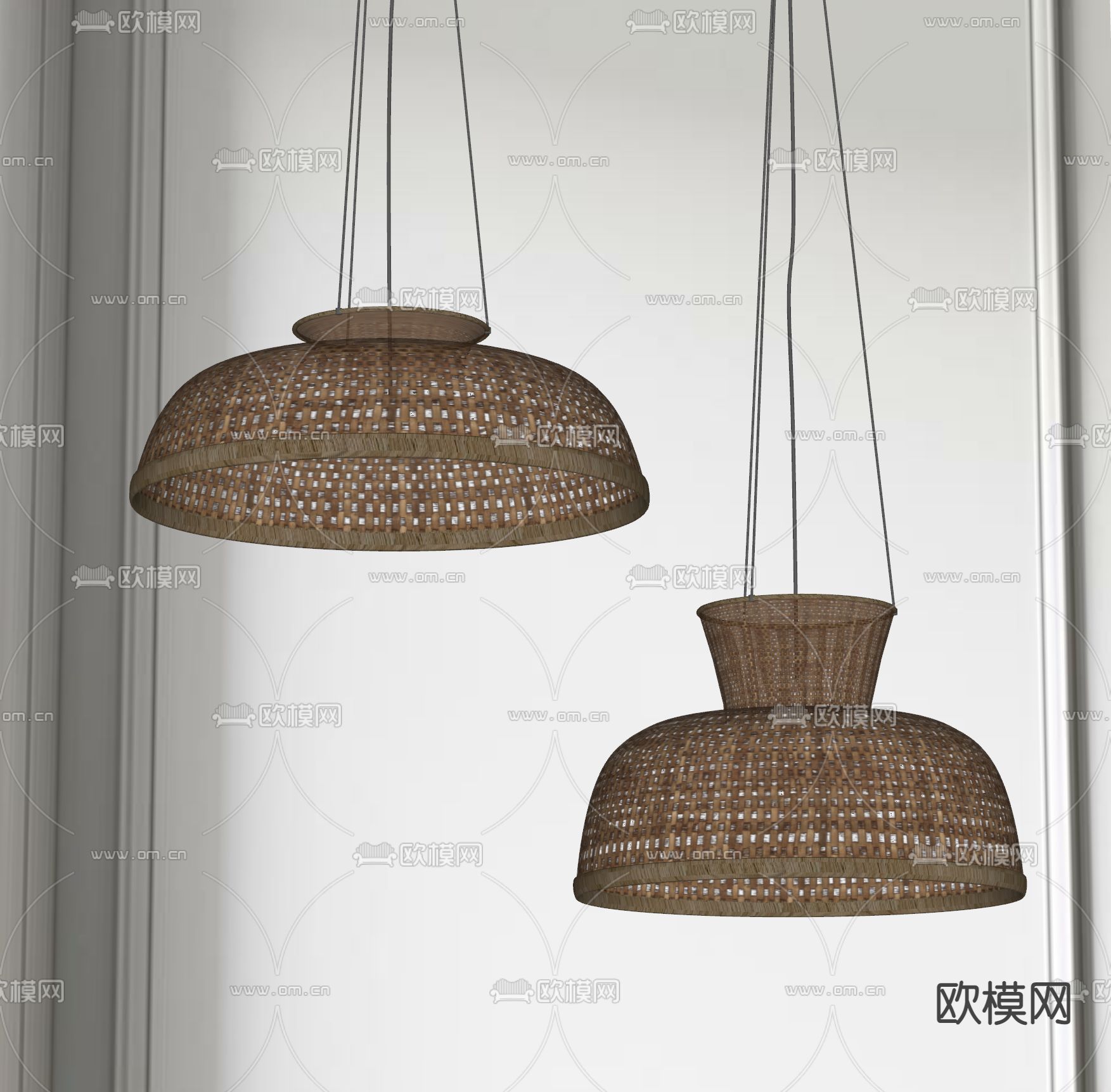吊灯su模型下载（渲染图2）