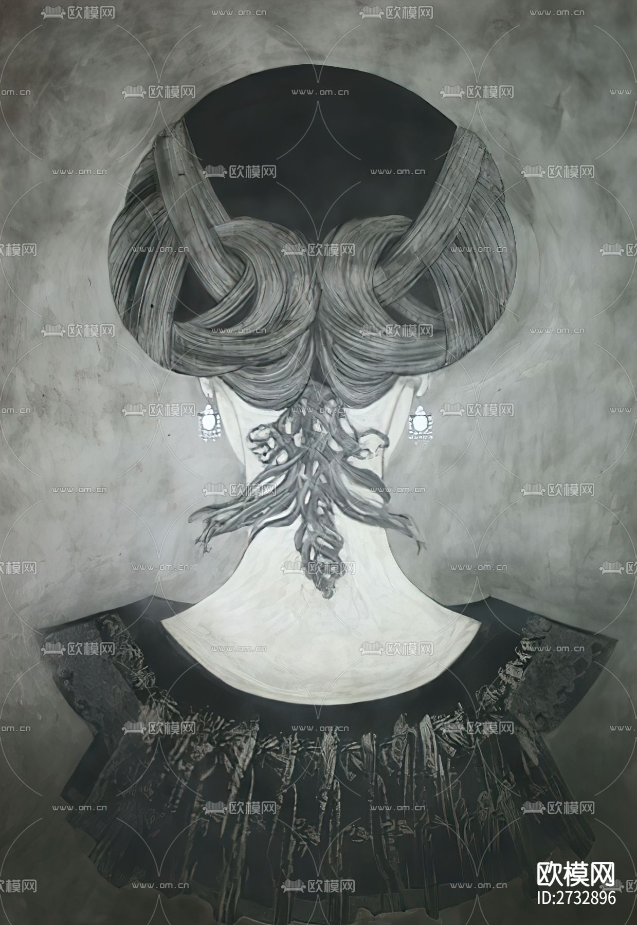 新中式人物艺术画下载