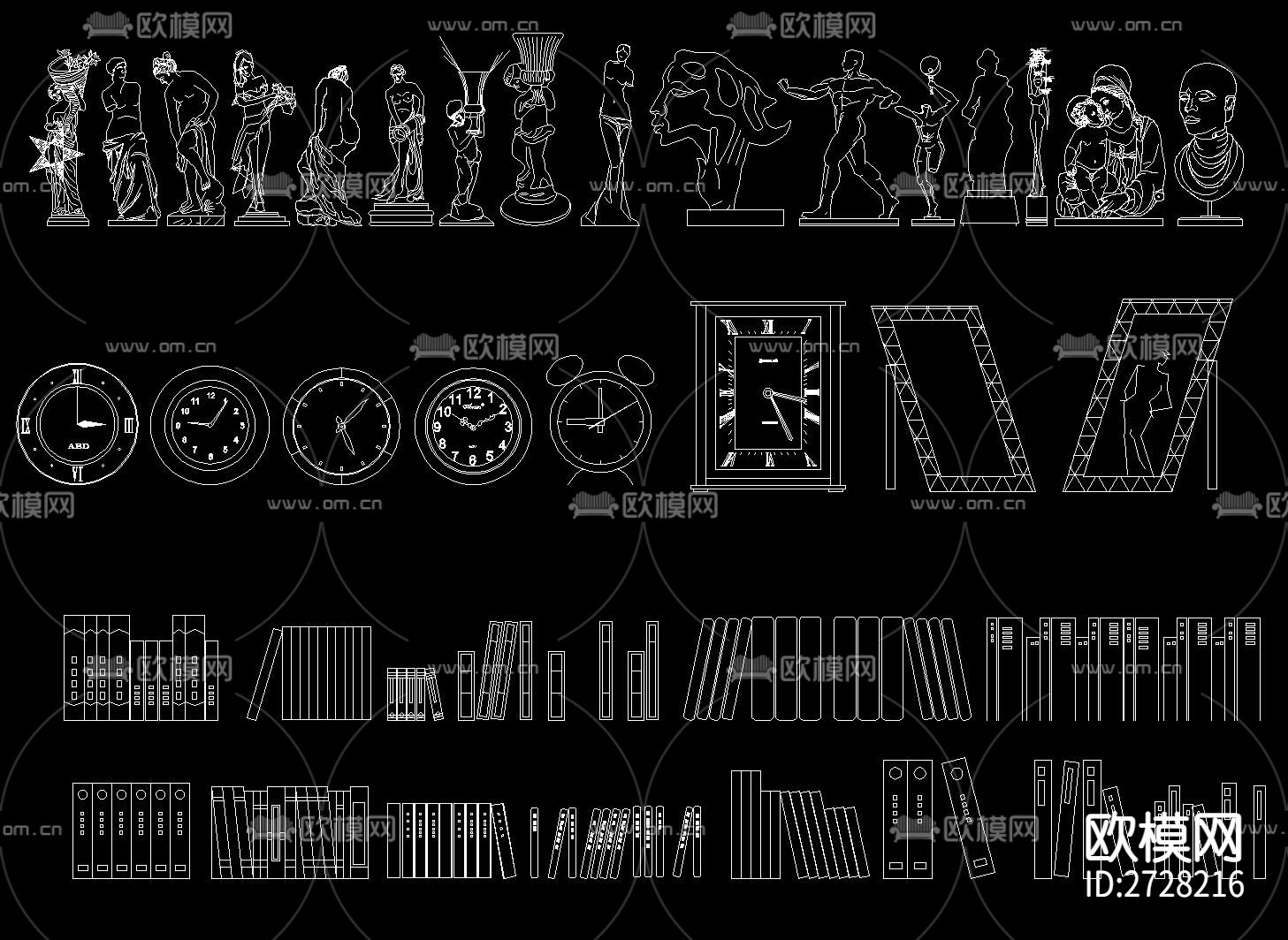 工艺品CAD图库下载（渲染图6）