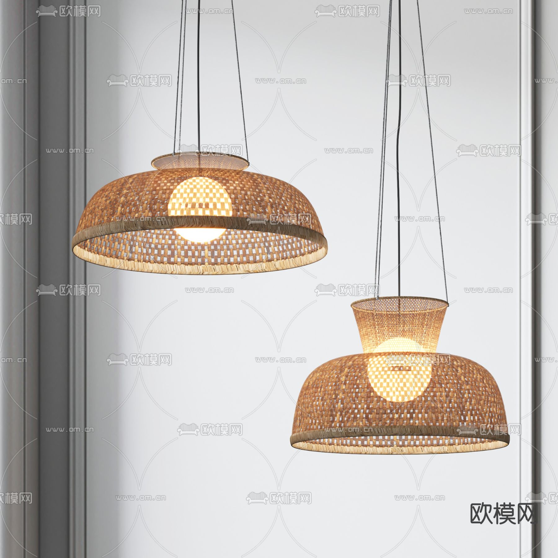 吊灯su模型下载（渲染图1）
