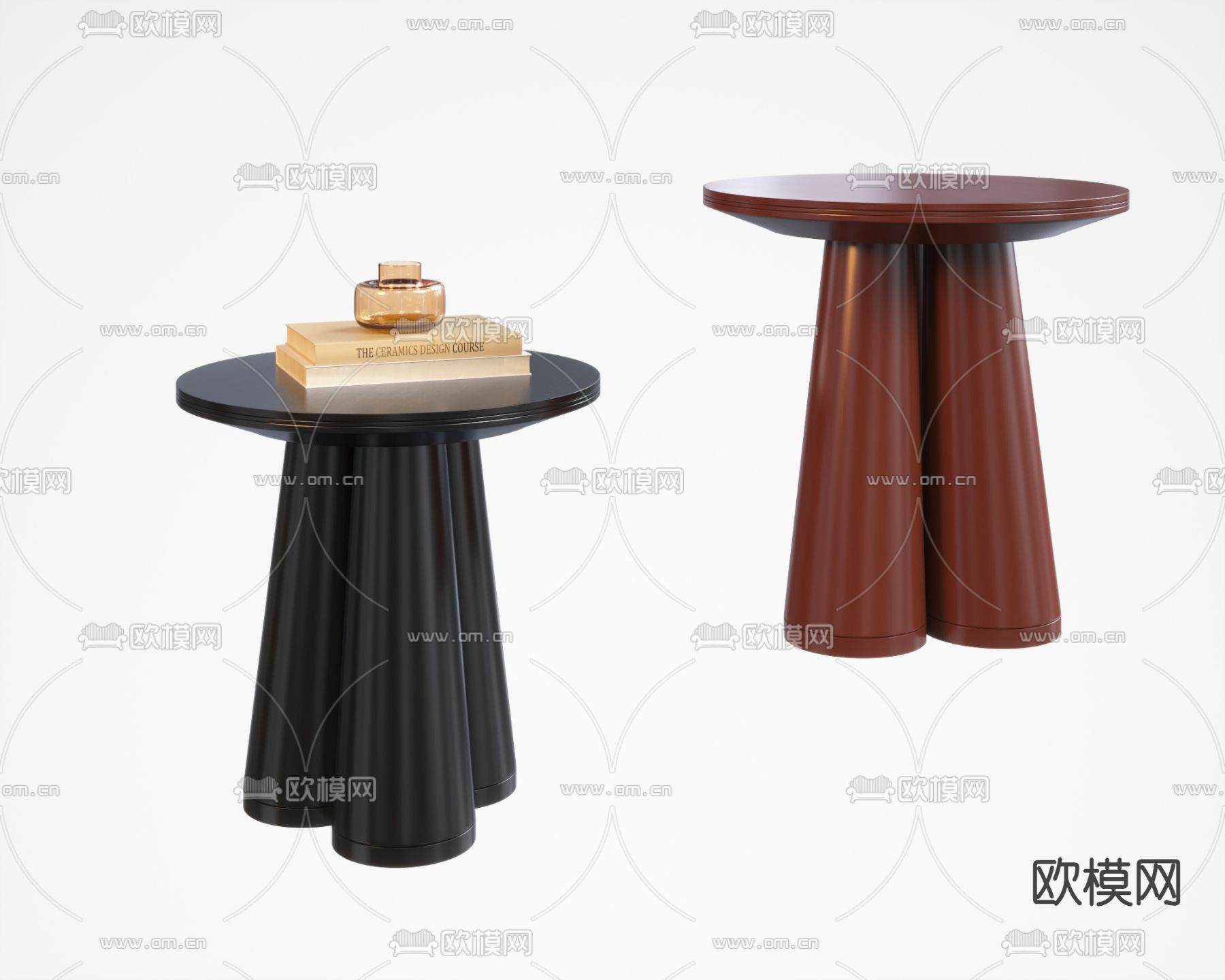 圆几 角几 边几3d模型下载