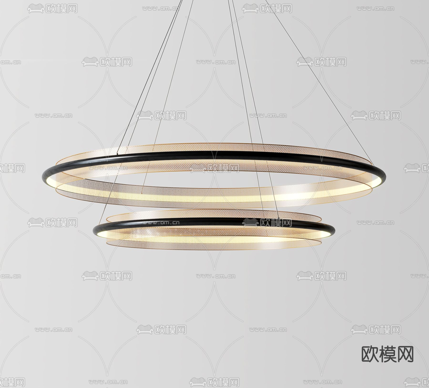 吊灯su模型下载（渲染图1）