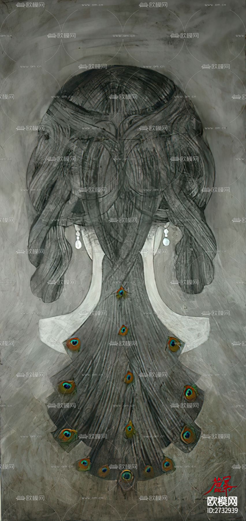 新中式人物艺术画下载