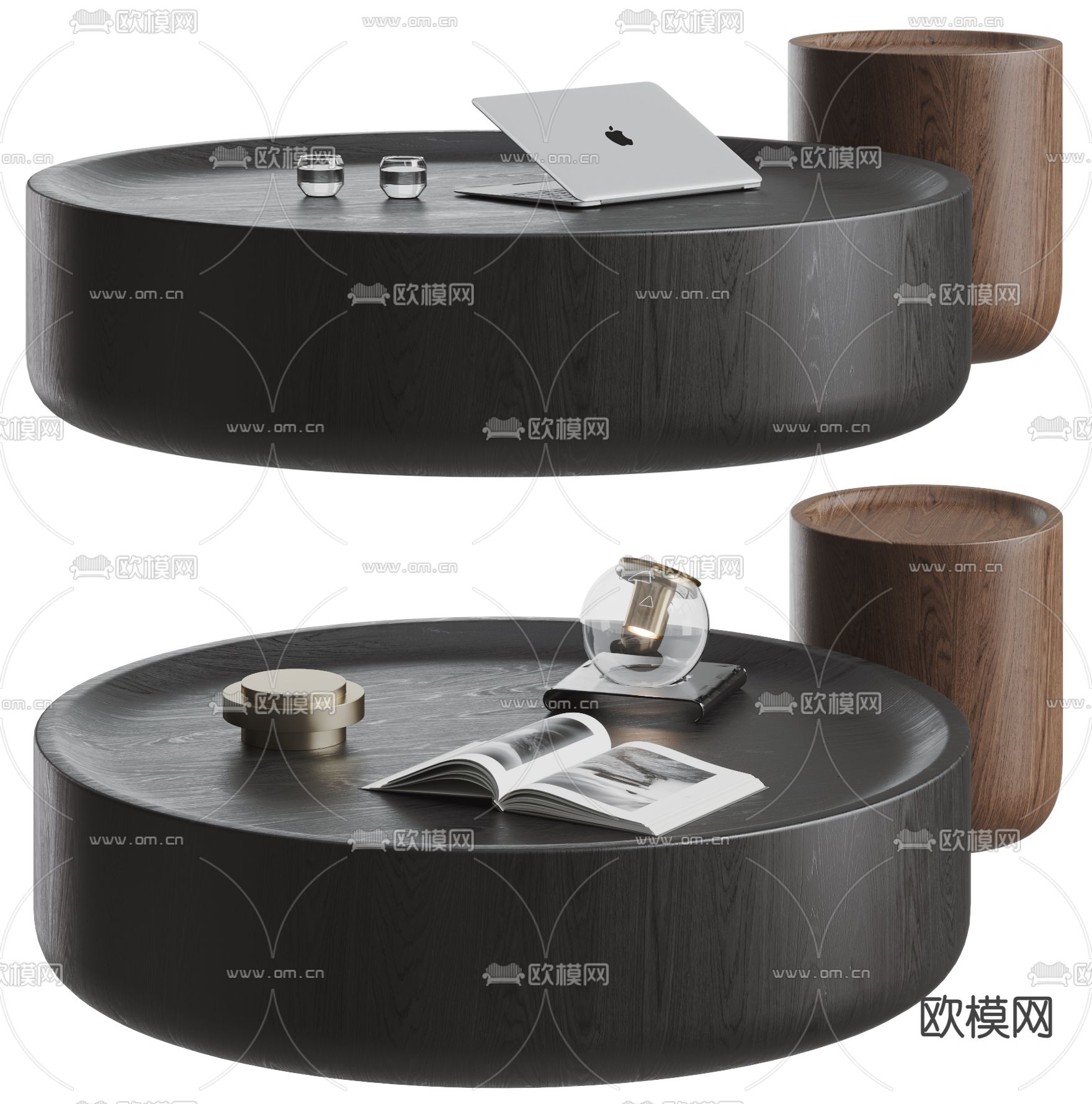 Poliform 子母茶几3d模型下载