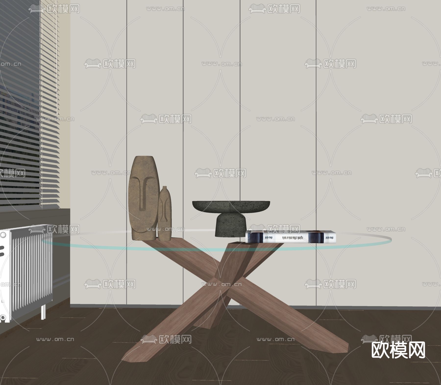 cassina 茶几su模型下载（渲染图2）