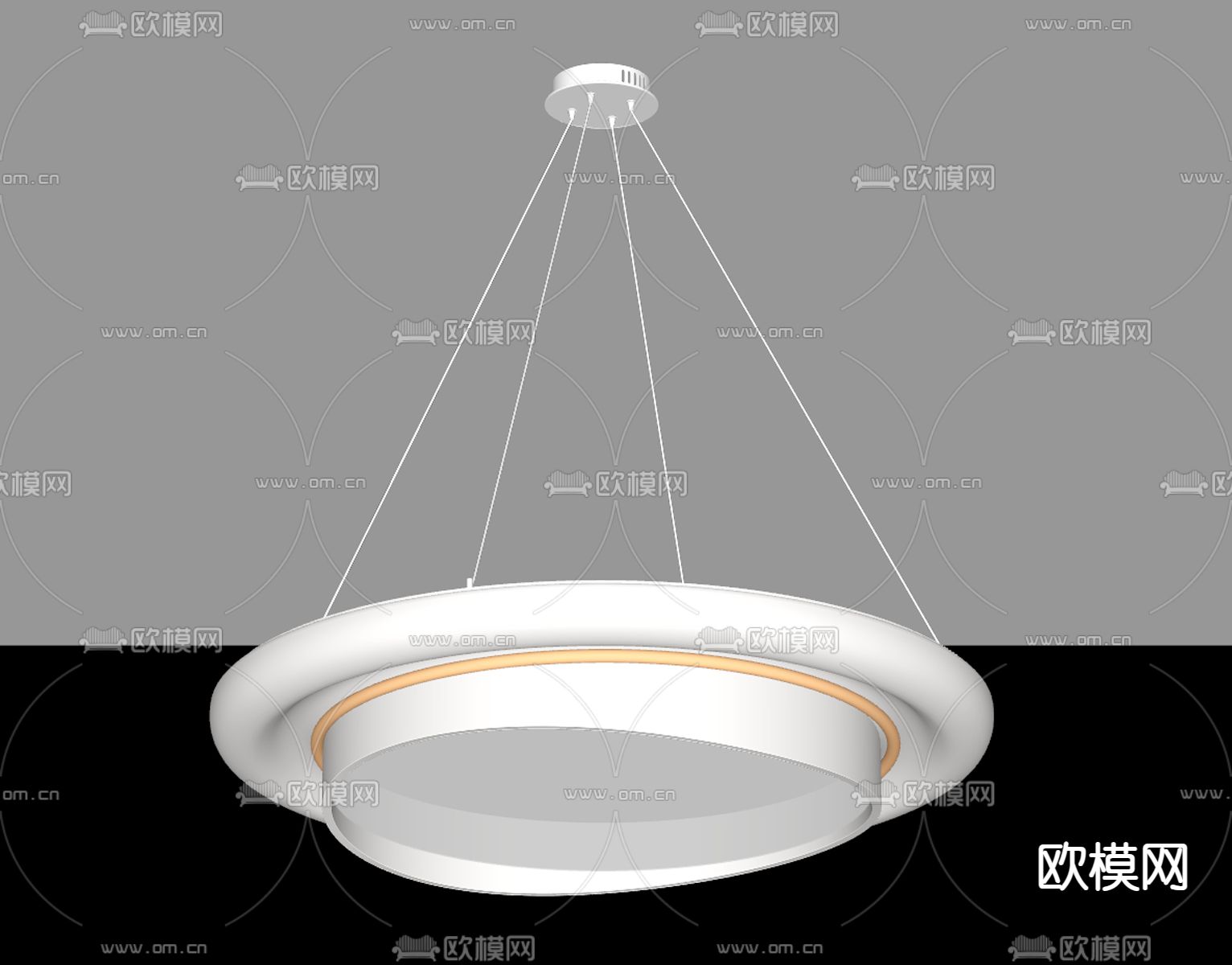 吊灯su模型下载（渲染图2）