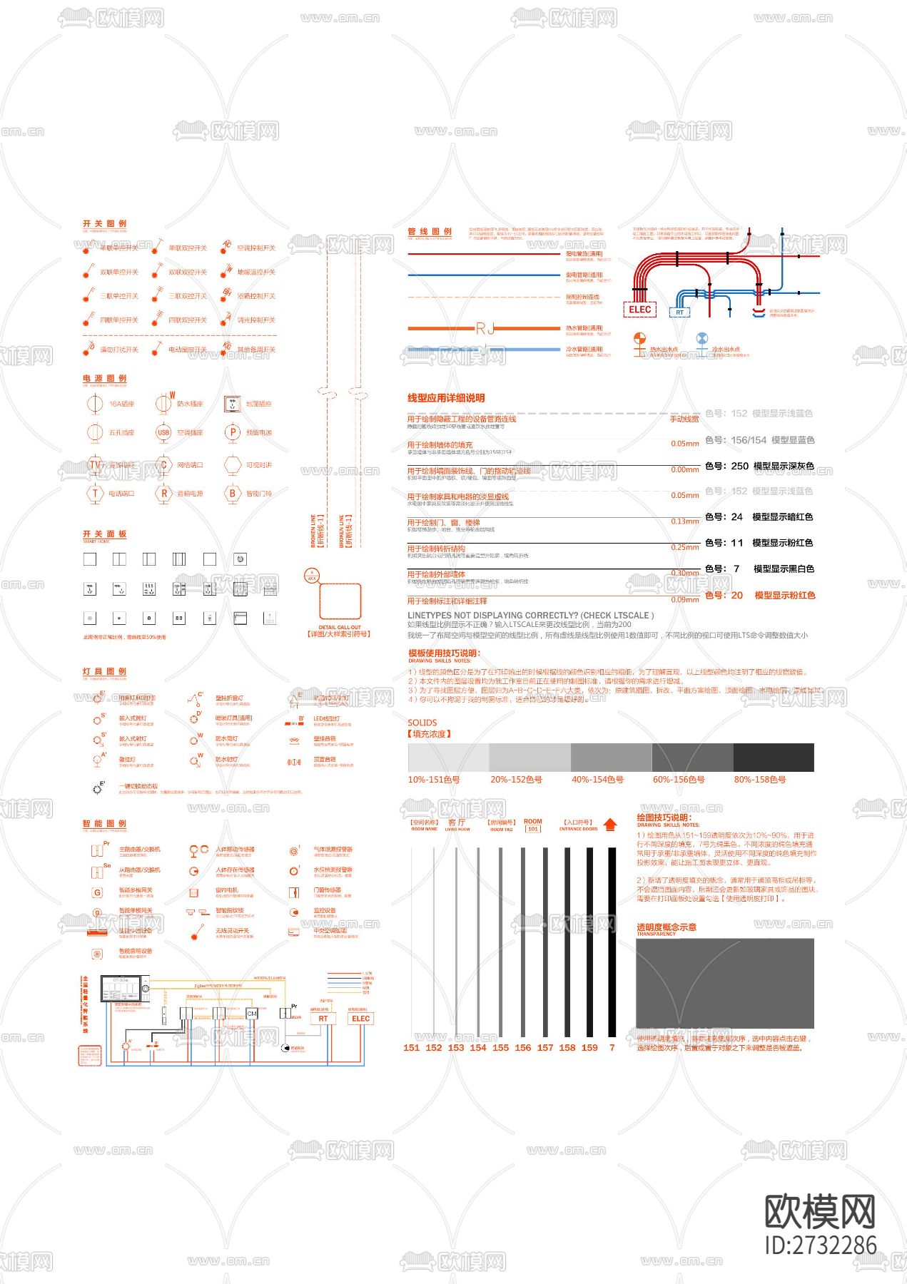 2023水电智能模板cad施工图下载（渲染图4）
