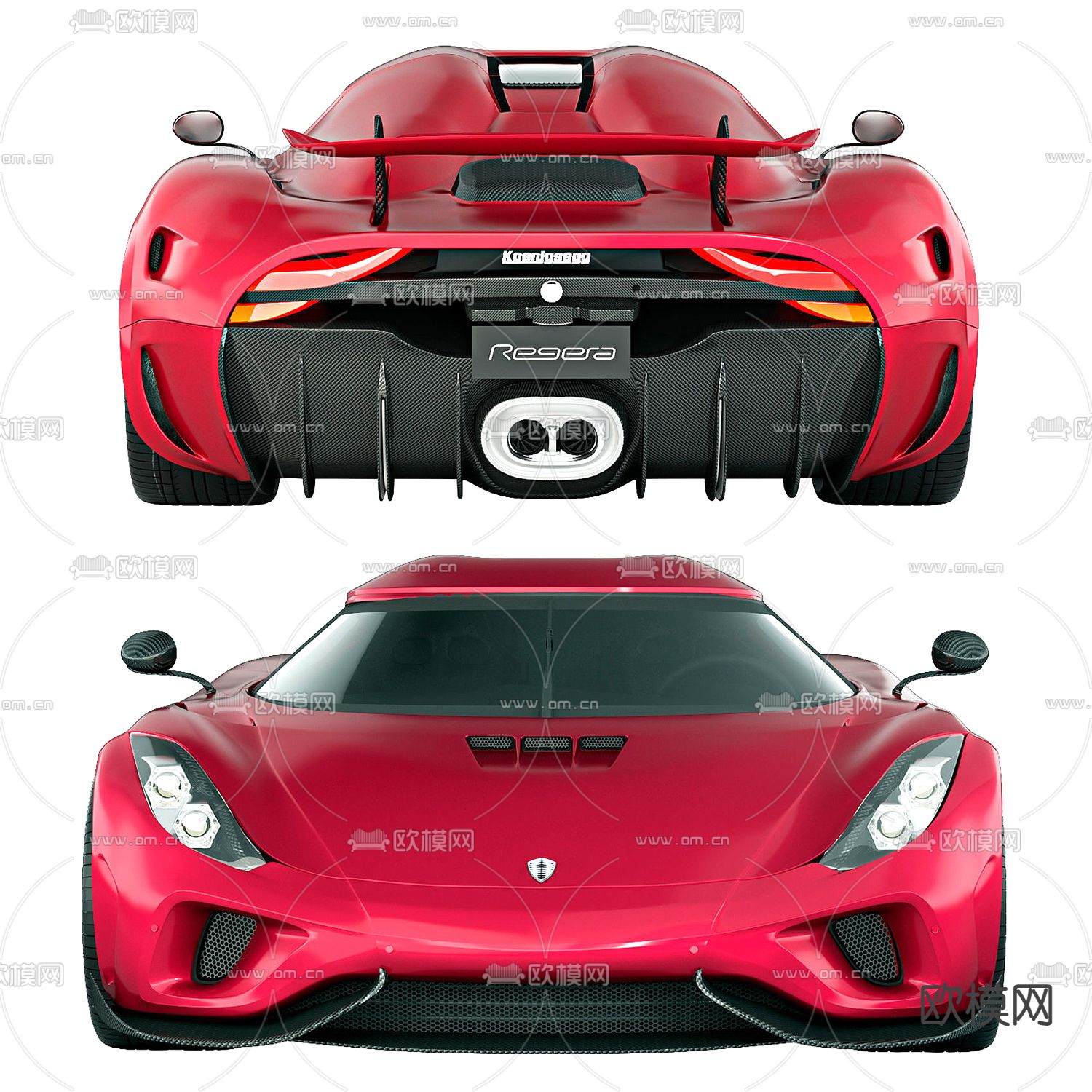 跑车 汽车 敞篷车3d模型下载（渲染图4）