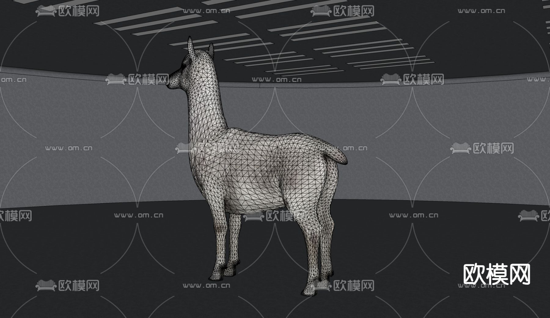 羊驼su模型下载（渲染图3）