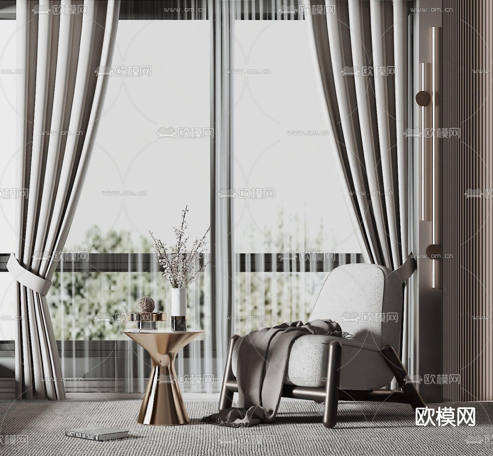 椅子 休闲椅3d模型下载