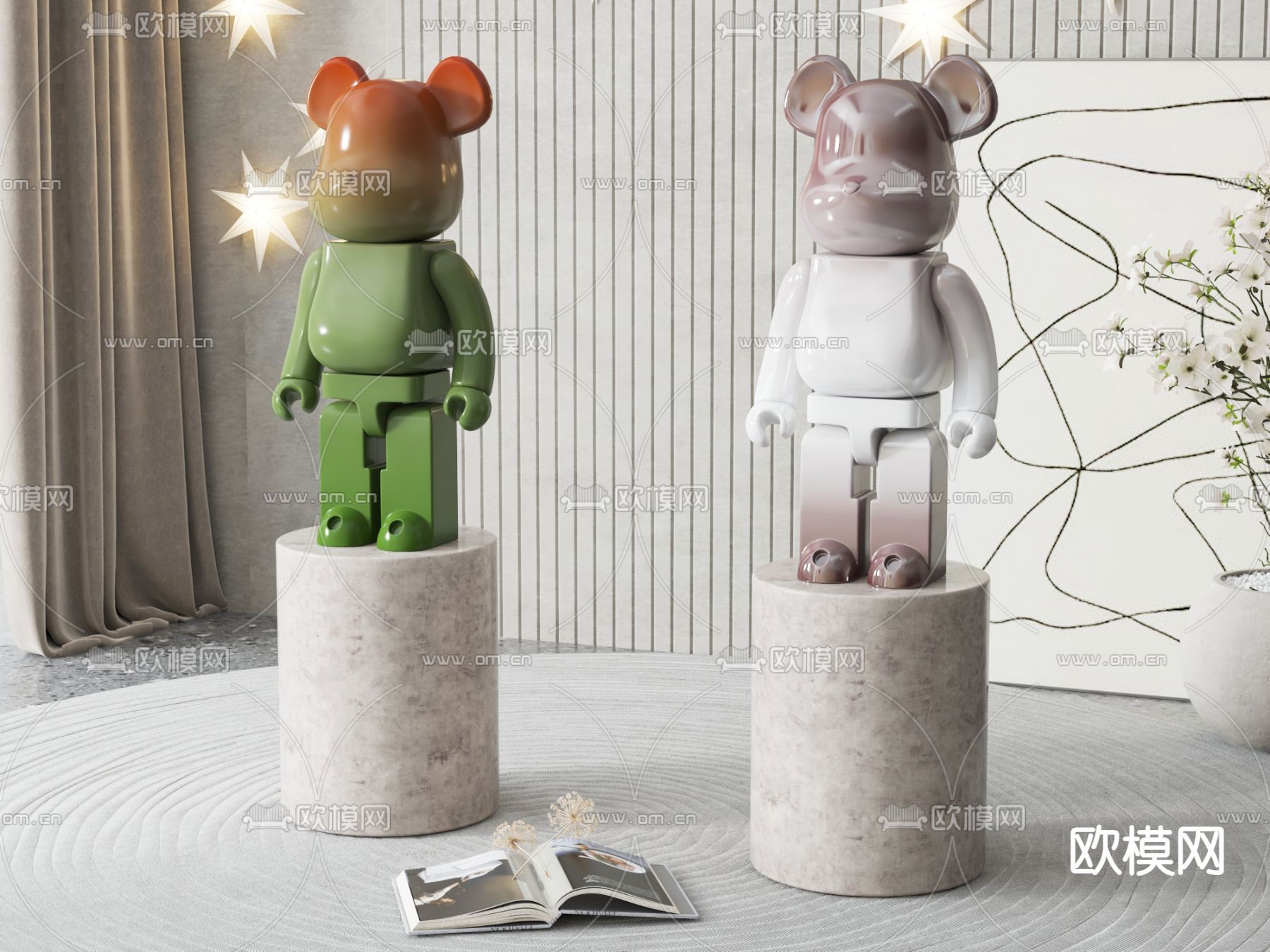 现代暴力熊su模型下载（渲染图1）