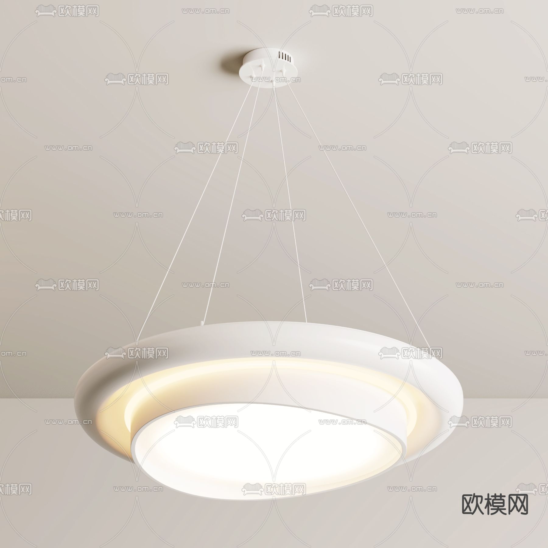 吊灯su模型下载（渲染图1）