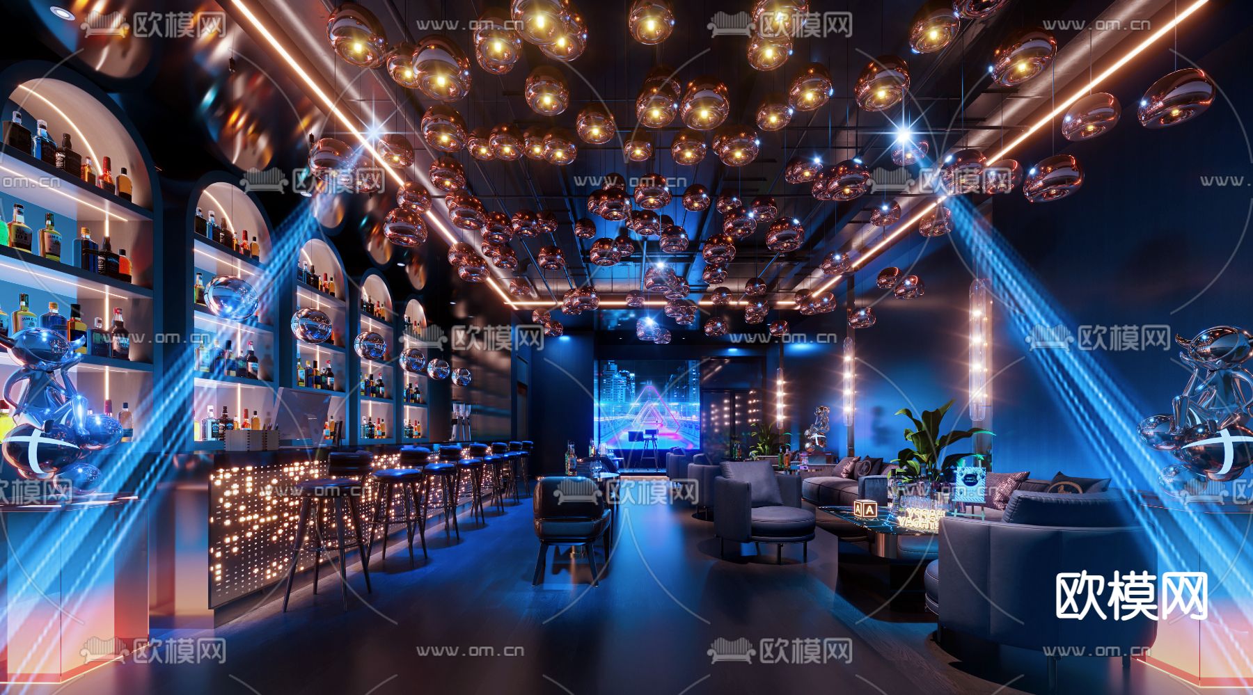 酒吧 夜总会 KTV3d模型下载