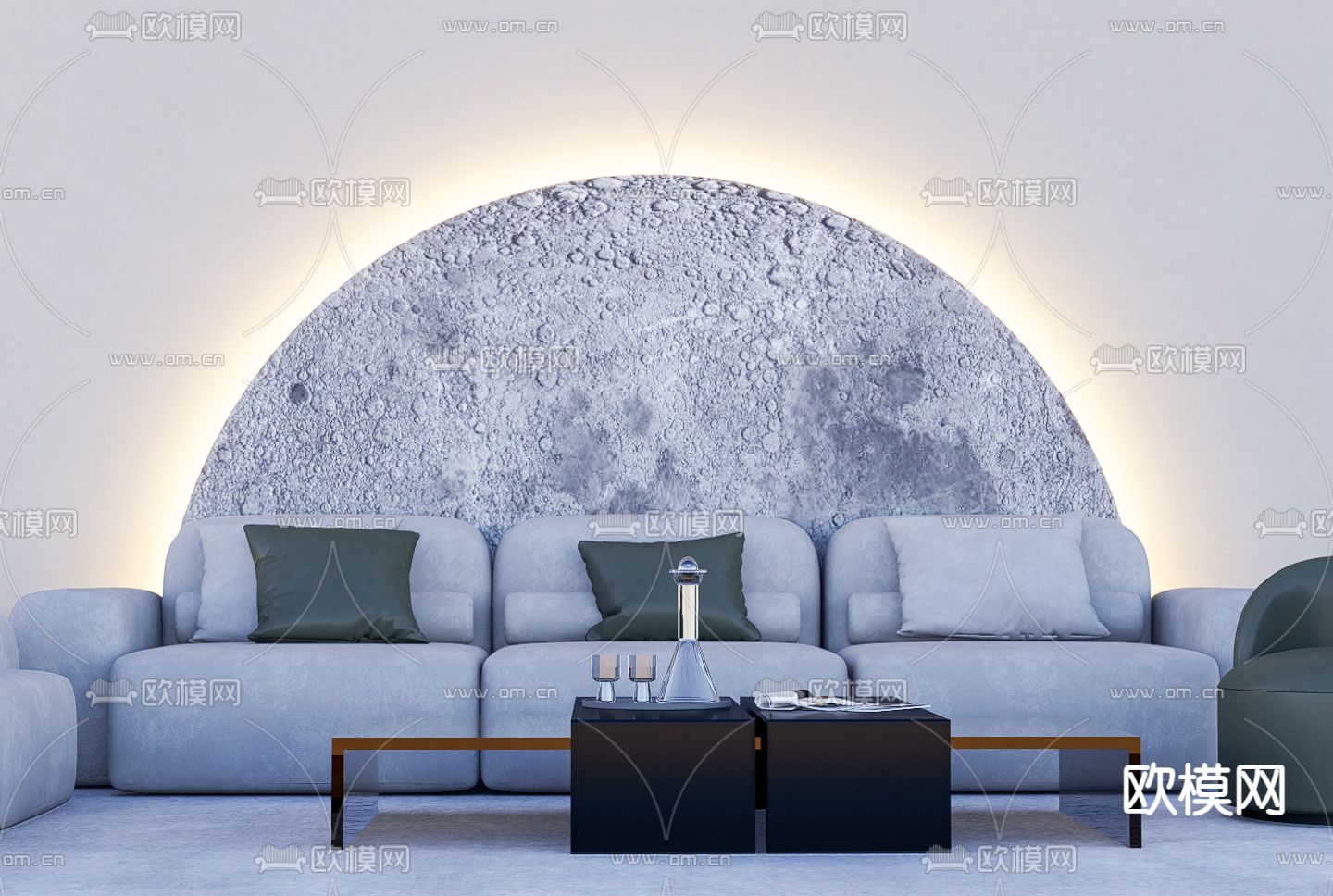 壁灯su模型下载（渲染图1）