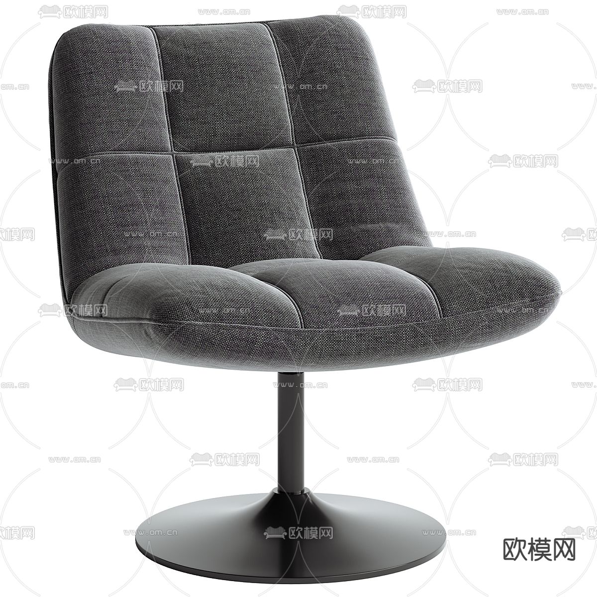 现代椅子 休闲椅3d模型下载（渲染图2）