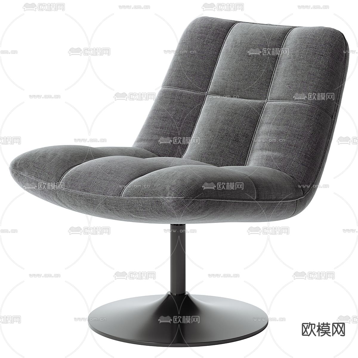 现代椅子 休闲椅3d模型下载（渲染图1）