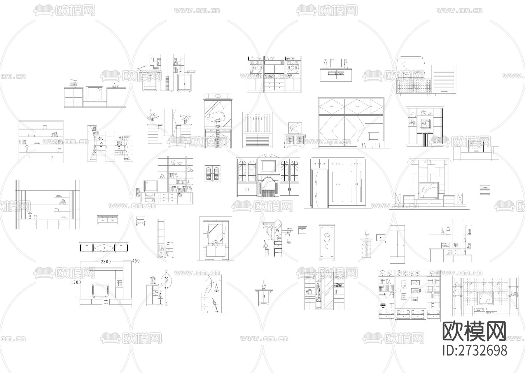 十年常用cad图库下载（渲染图6）