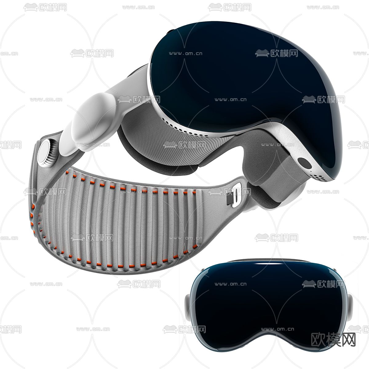 Apple Vision Pro  VR眼镜3d模型下载（渲染图2）