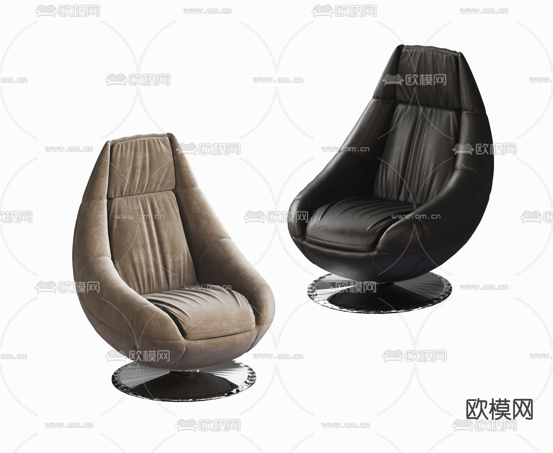 休闲沙发 蛋椅3d模型下载