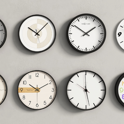  挂钟 时钟 挂表su模型 