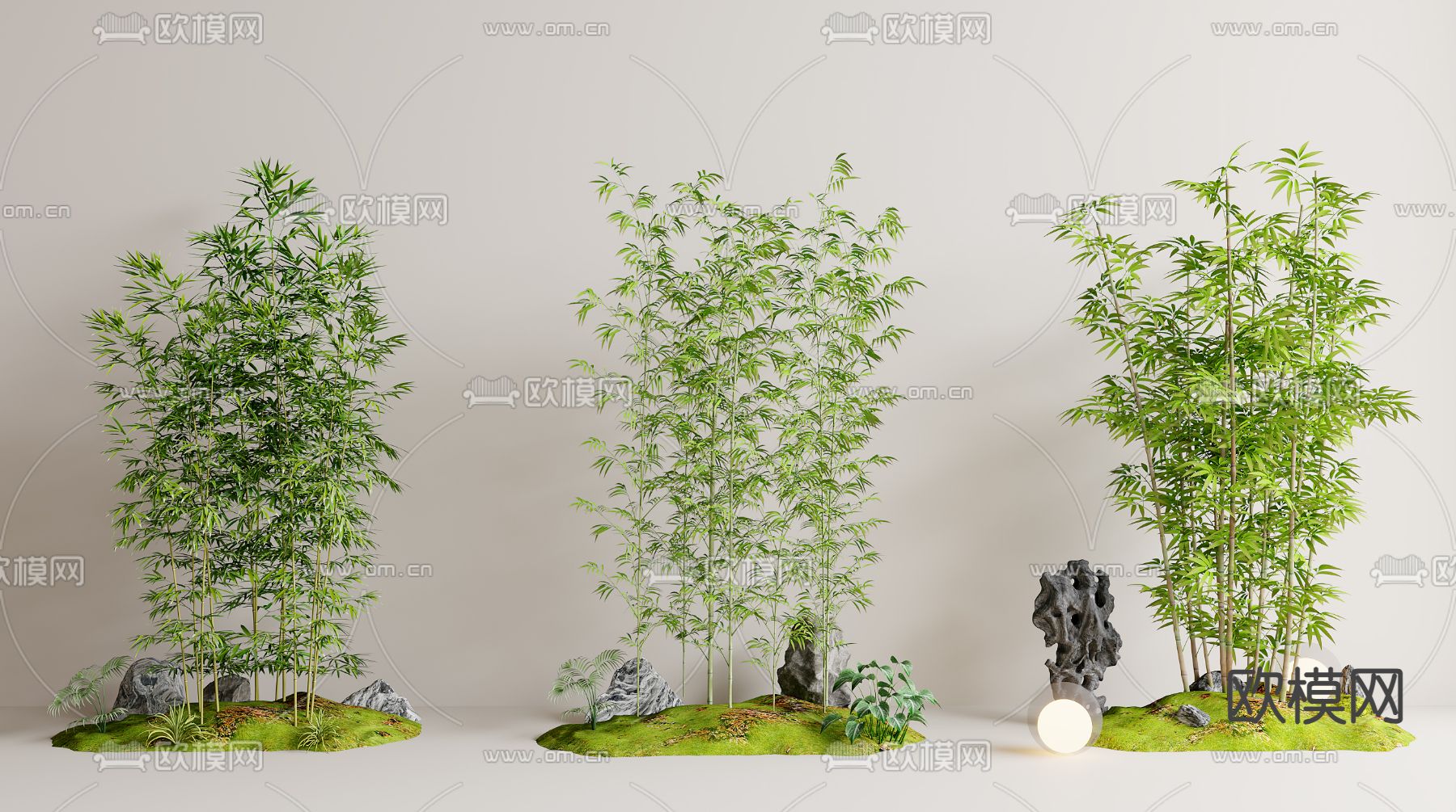 竹子3d模型下载