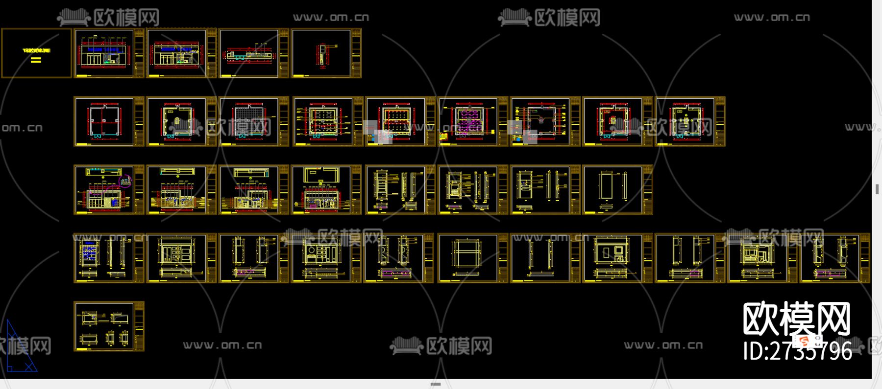 飞利浦空调CAD施工图下载
