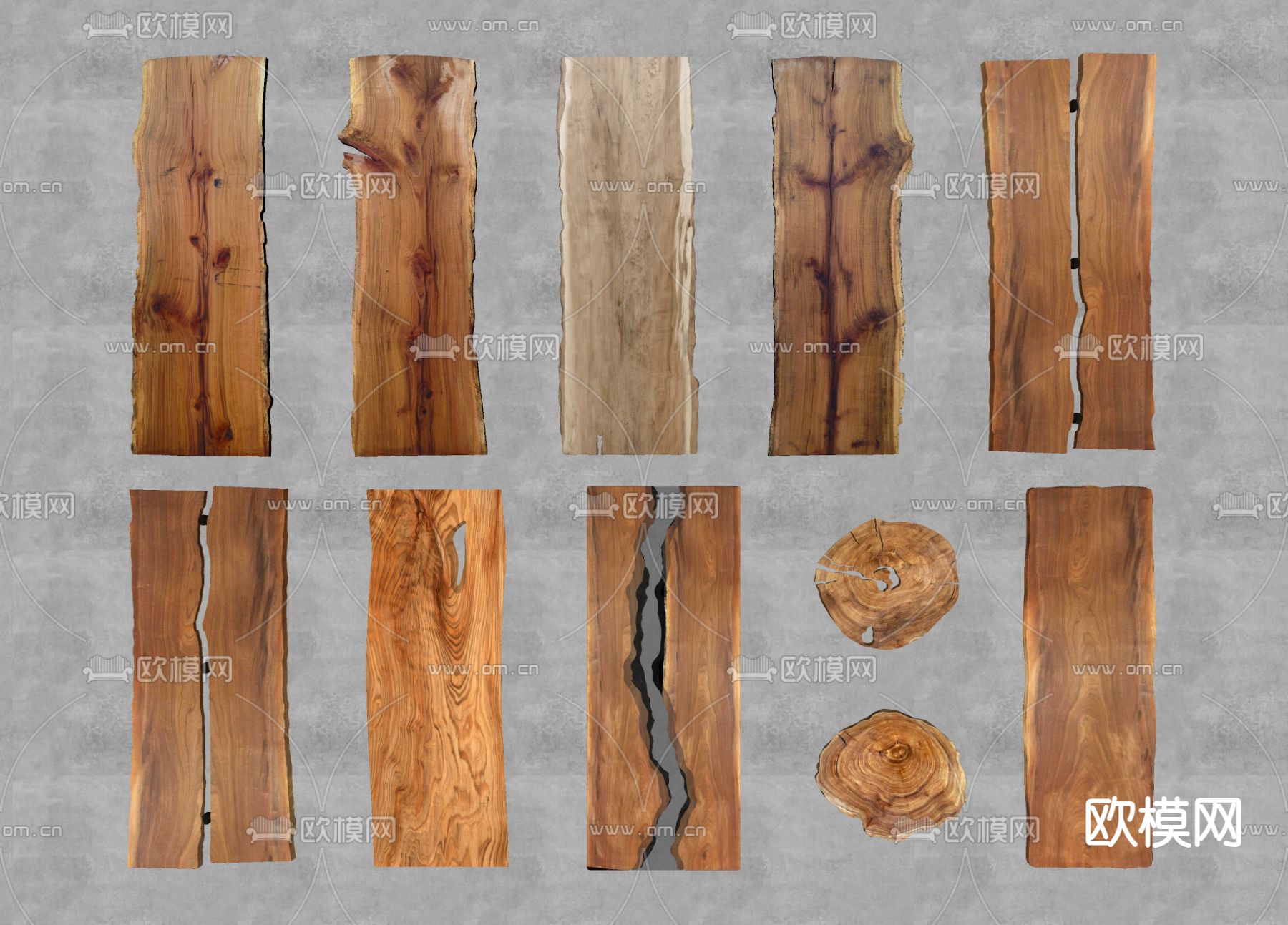 新中式茶桌 木桌 木板su模型下载（渲染图2）