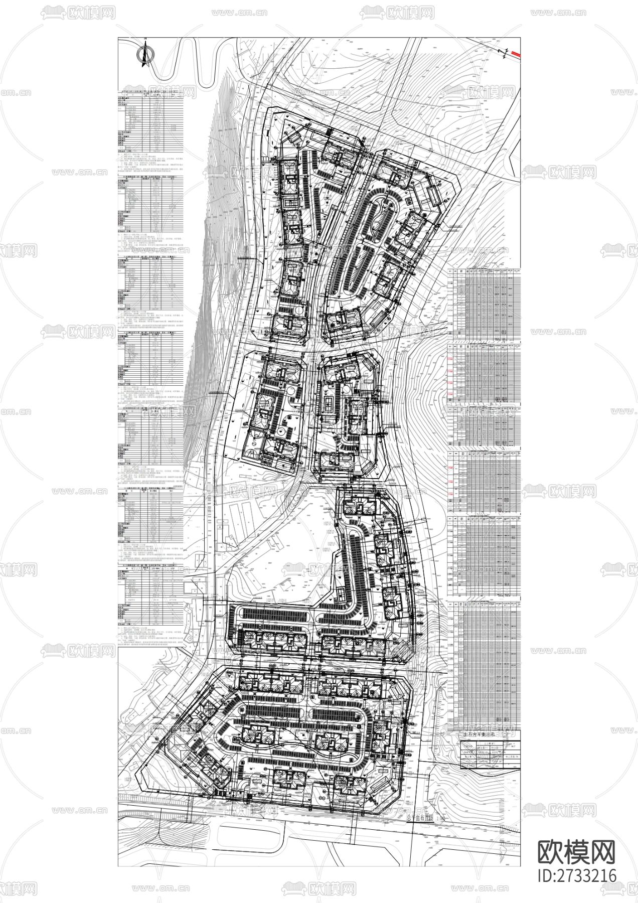 仙女湖镇安置房项目CAD施工图下载（渲染图2）