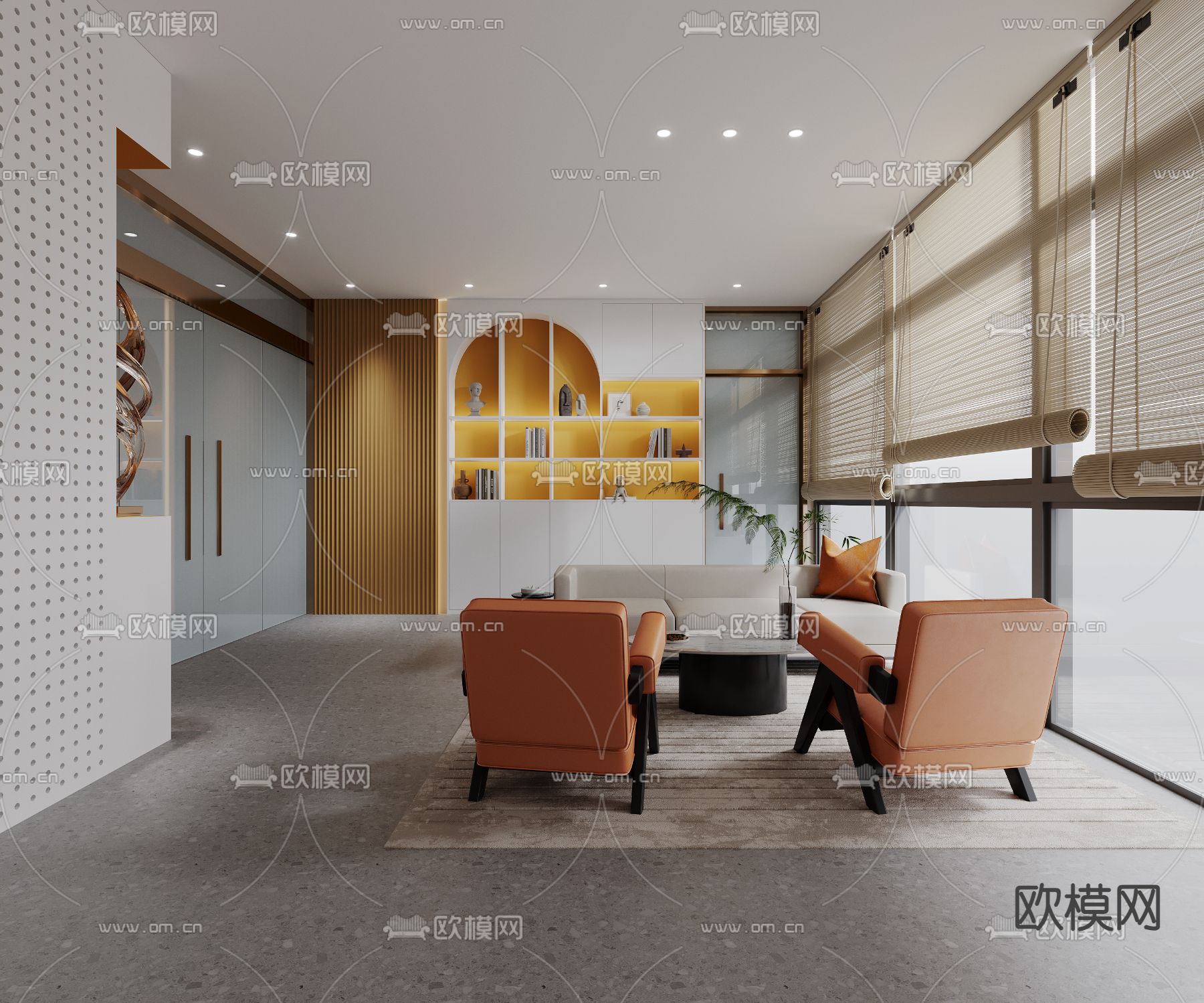 牙科医院 口腔医院3d模型下载（渲染图1）