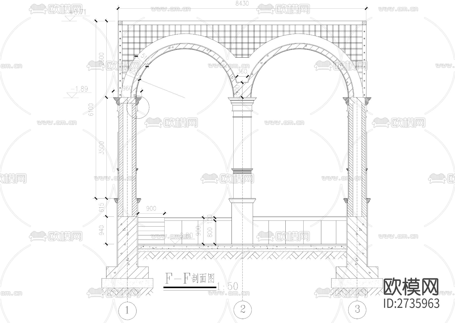 泳池区水中吧节点大样下载（渲染图2）