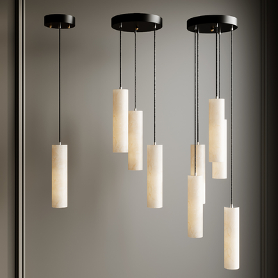  现代吊灯su模型 